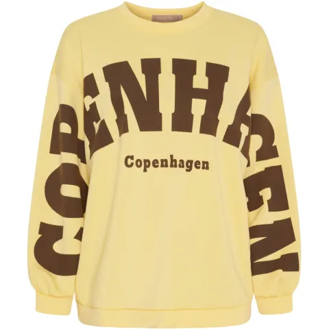 Marta du Château sweatshirt MdcHibiscus 22659 – Yellow/Moro — produktfoto