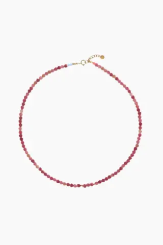 STINE A Pink Love Hearts Necklace – pink — produktfoto