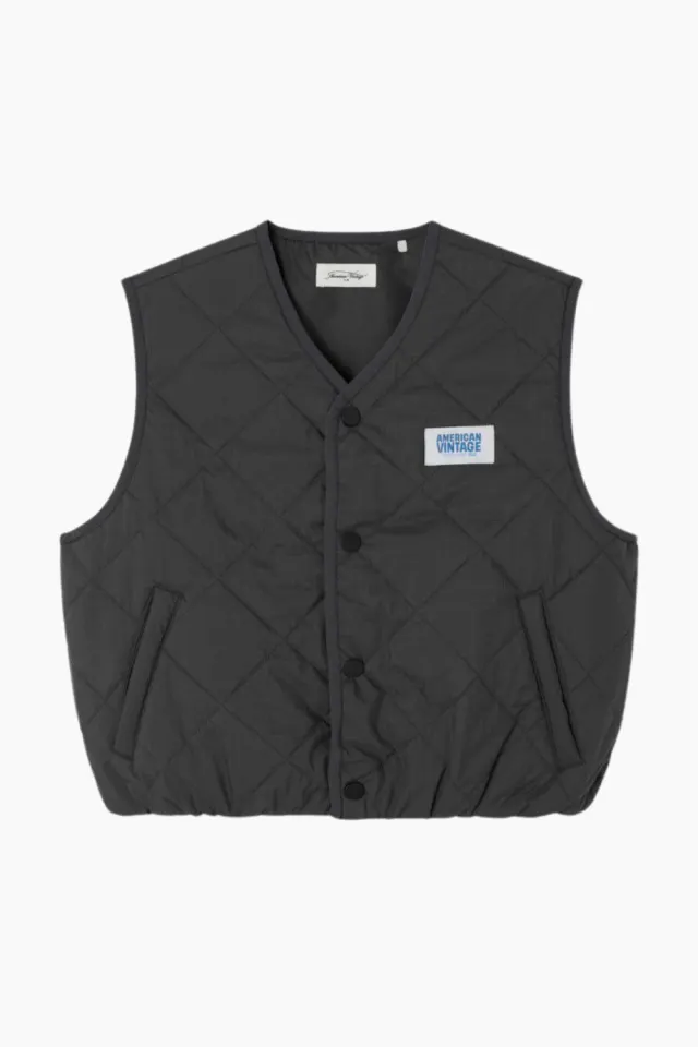 American Vintage Yupibam Vest – Carbon — produktfoto