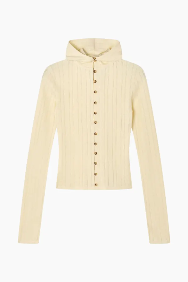 Silfen Studio Eva Cardigan – Butter — produktfoto