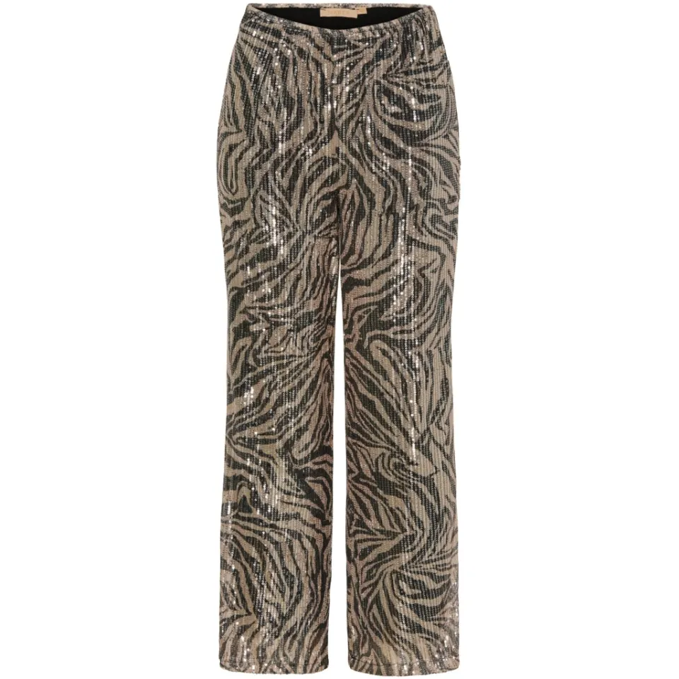 Marta du Château bukser MdcJoanna – Beige/Black — produktfoto
