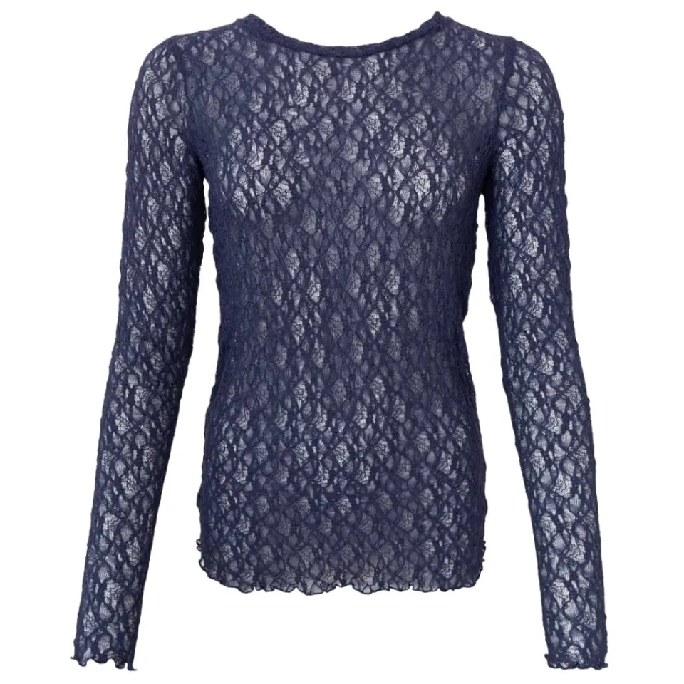 Black Colour bluse Bccecily – marineblå — produktfoto