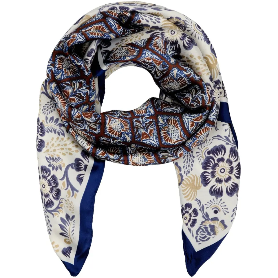 Marta du Château tørklæde MdcJuline FA-Scarf – Navy3874 — produktfoto