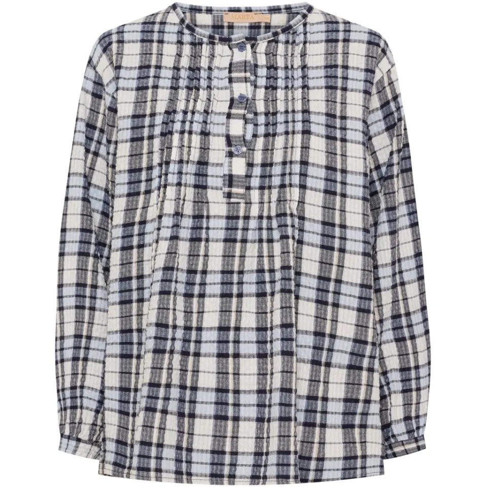 Marta du Château bluse MdcAstree 258008 – Blue43 — produktfoto