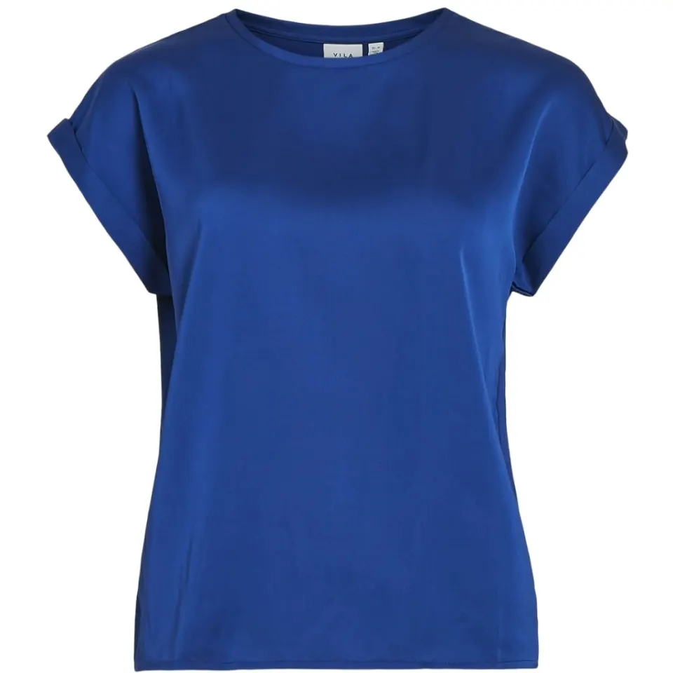 VILA top Viellette – Mazarine Blue — produktfoto