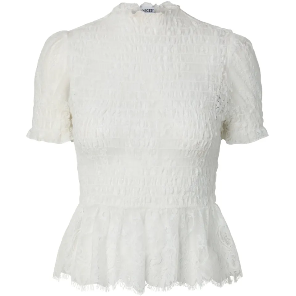 Pieces top Pcjilly – Bright White — produktfoto