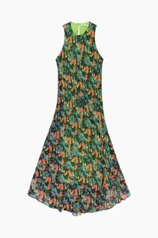 Wood Wood Emilia Chiffon dress – Black AOP — produktfoto