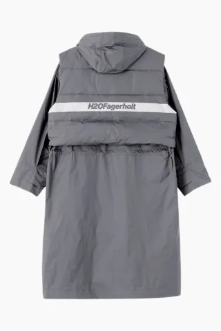 H2O Fagerholt Rain Coat – Koala Grey — produktfoto