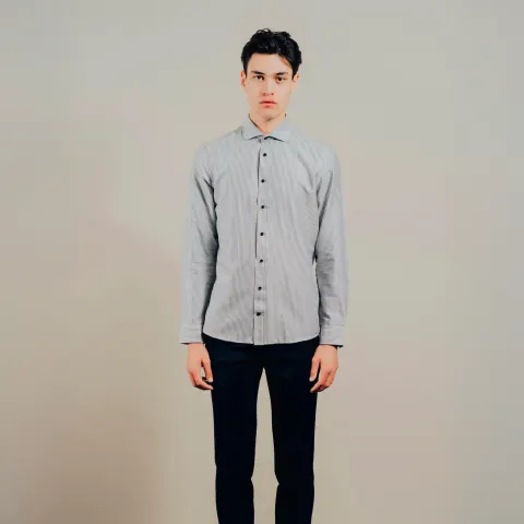 Gnious Belfast LS Shirt – Sort — produktfoto