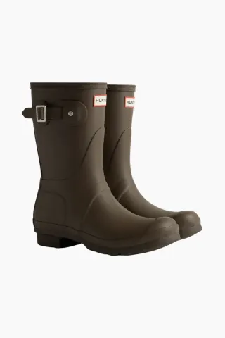 Hunter Womens Original Short Boot – Chocolate Brown — produktfoto