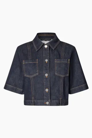 Baum und Pferdgarten NO 05 Shirt – Dark Blue Rinse — produktfoto