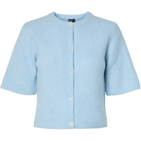 Pieces cardigan Pcsilly – Cashmere Blue MELANGE — produktfoto