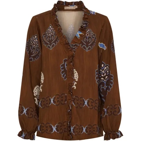 Marta du Château bluse MdcBrook 7648 – Marrone3257tpk — produktfoto