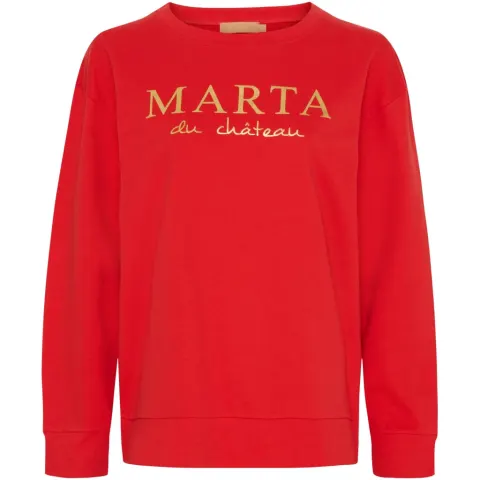 Marta du Château sweatshirt MdcAnnemette J-639 – rød — produktfoto