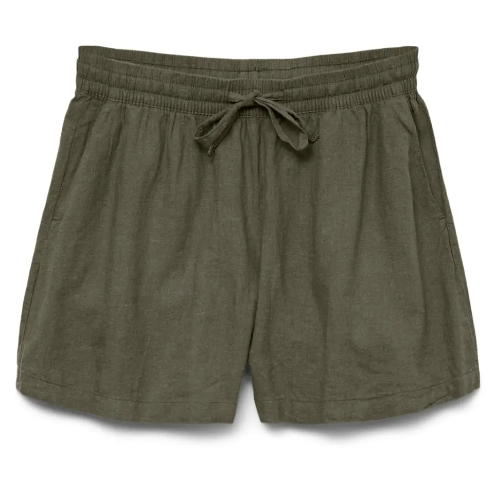 Vero Moda shorts Vmlinn – kalamata melange — produktfoto