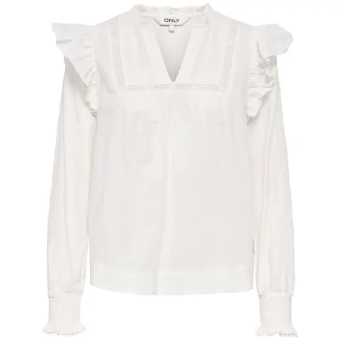 ONLY bluse Onlidris – Cloud Dancer — produktfoto