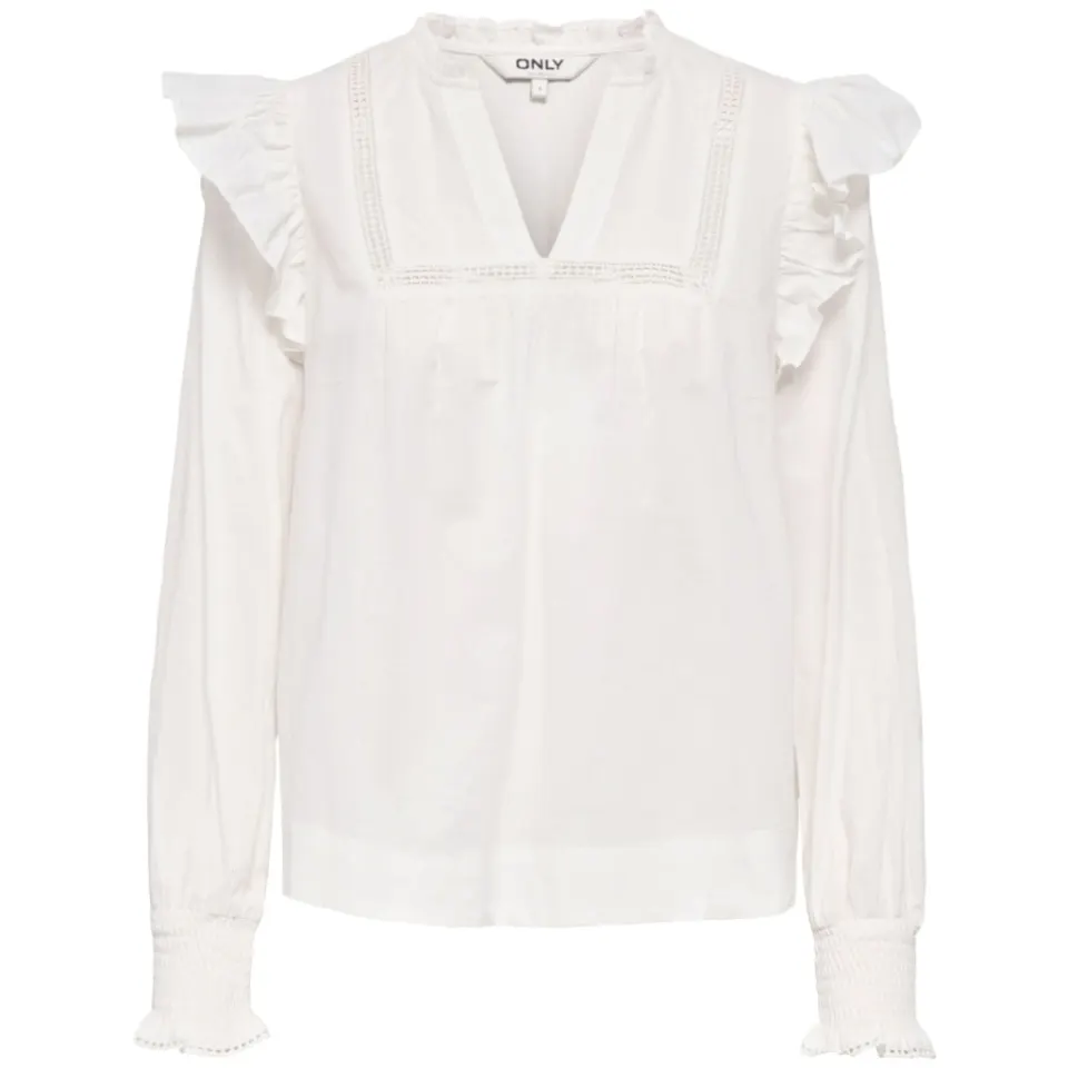 ONLY bluse Onlidris – Cloud Dancer — produktfoto