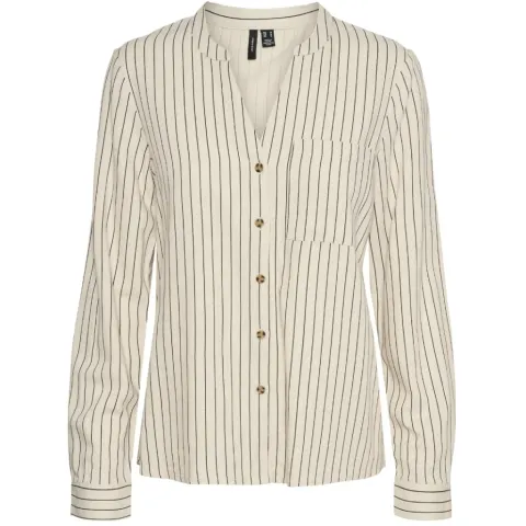Vero Moda skjorte Vmmymilo med brystlomme – Silver Lining Anja — produktfoto