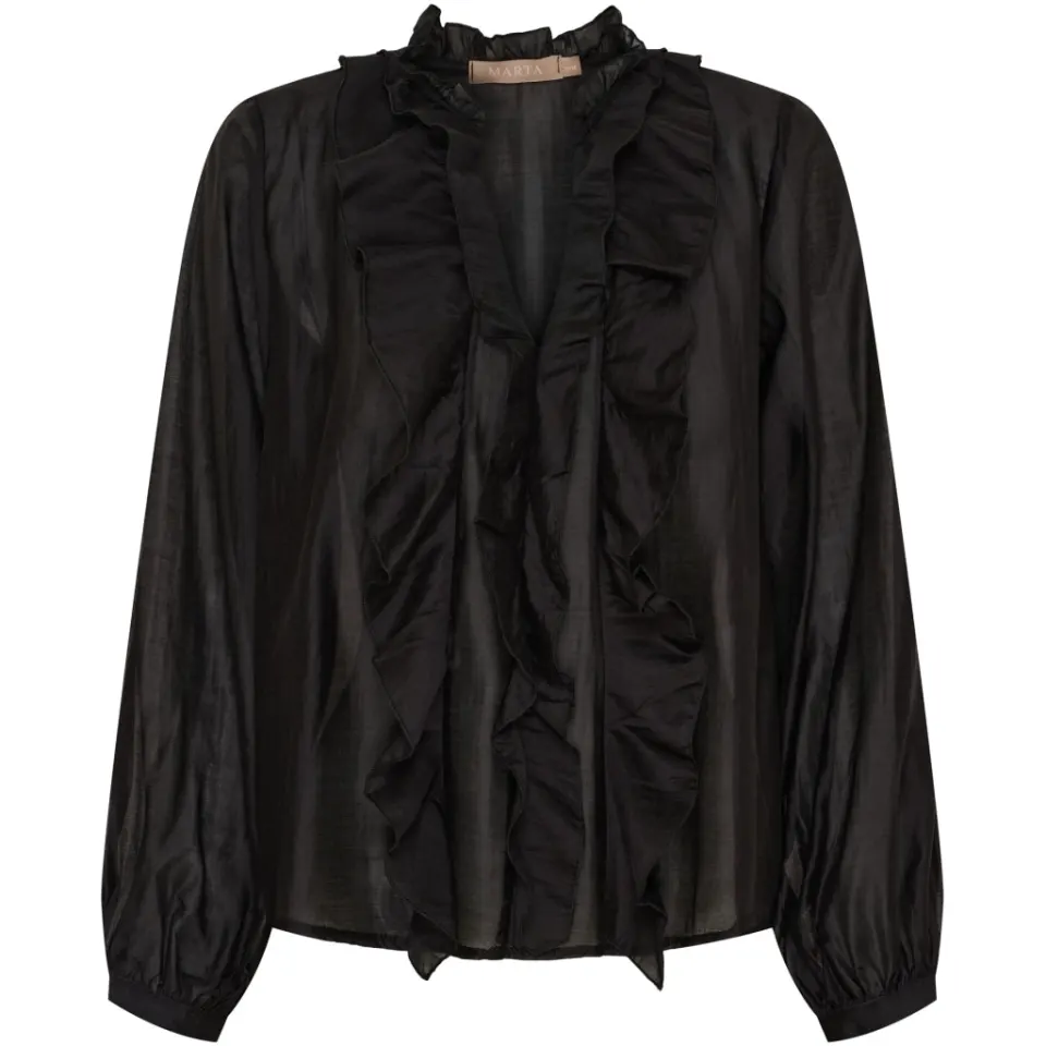 Marta du Château bluse MdcNaira 58221M – sort — produktfoto