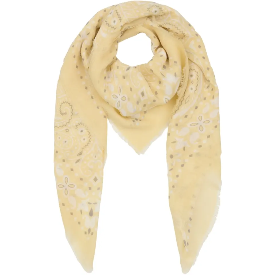 Marta du Château tørklæde MdcLeah FA37258 – Light Yellow — produktfoto
