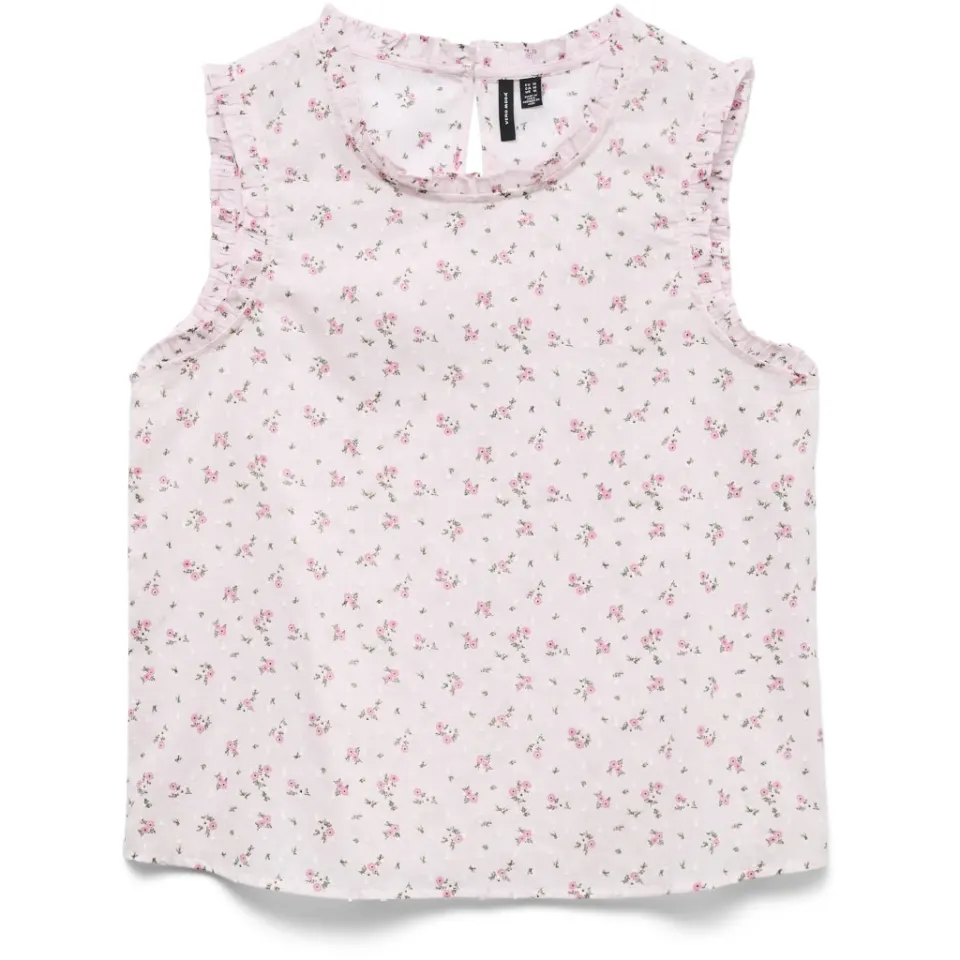 Vero Moda top Vmtrine – Pink-A-Boo Marguerite Pink Cosmos — produktfoto