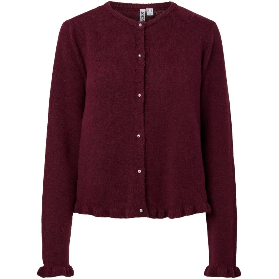 Pieces cardigan Pcamos – Winetasting Melange — produktfoto