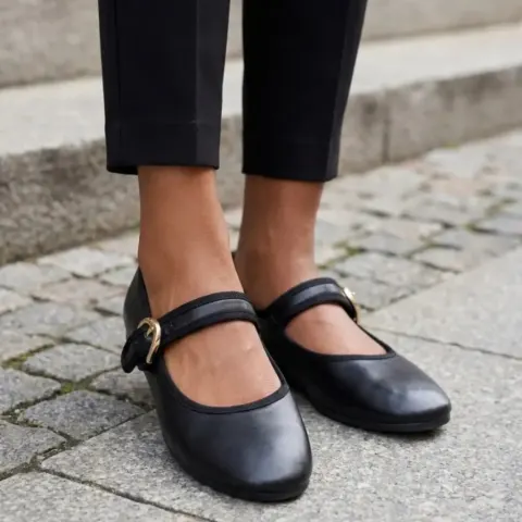 Vanilla ballerina sko ZU117-68 – sort — produktfoto