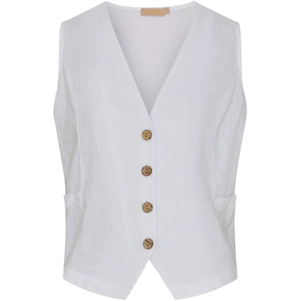 Marta du Château vest MdcKatarine 86331 – hvid — produktfoto