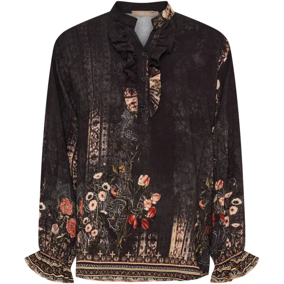 Marta du Château bluse MdcJoceline 5891 – Nero5295tpg — produktfoto