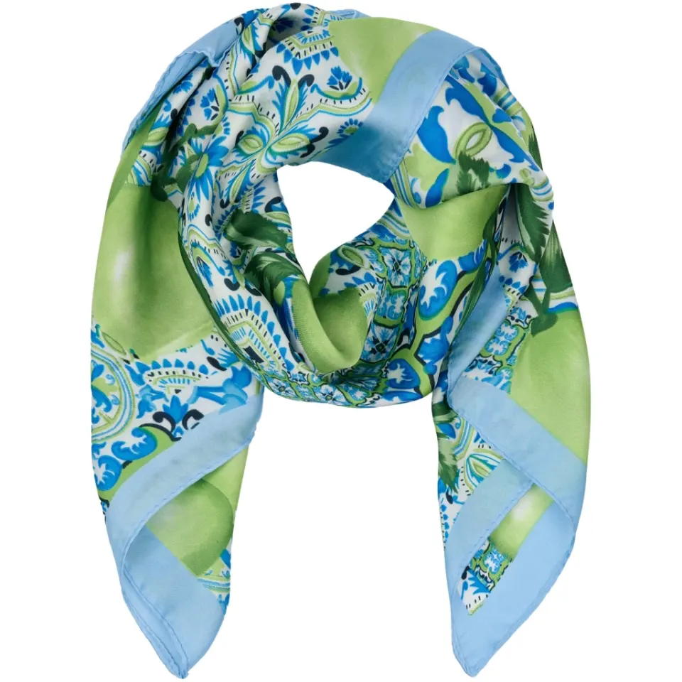 Marta du Château tørklæde MdcJuline FA-Scarf – Green3875 — produktfoto