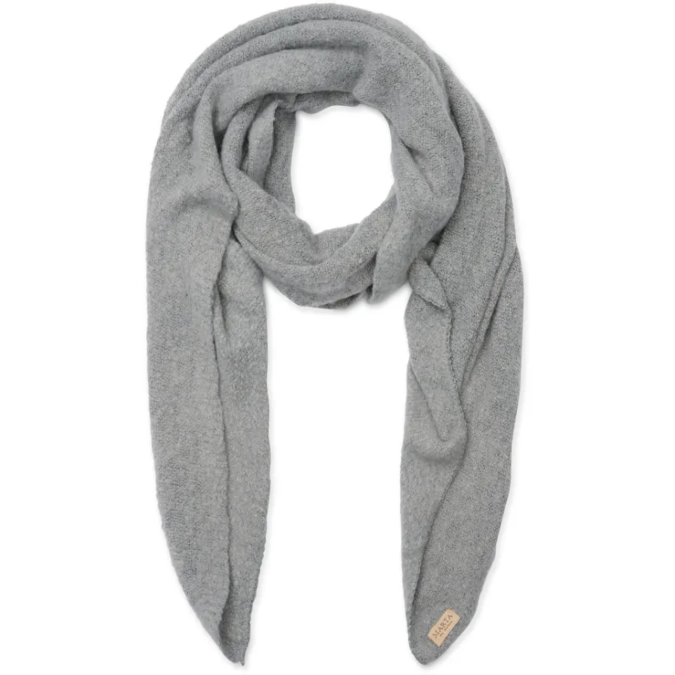 Marta du Château tørklæde MdcSunny 194007 – Light Grey Melange — produktfoto