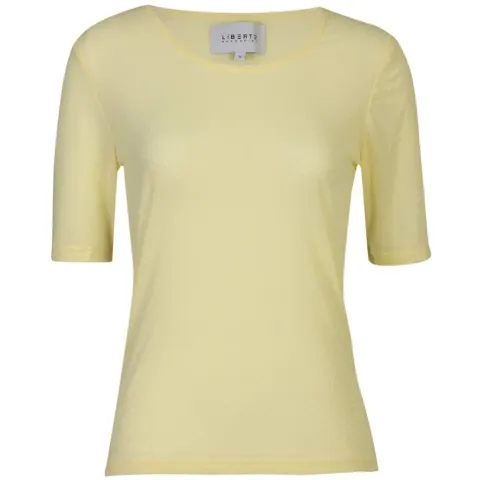 Liberté t-shirt Mesh DOT – gul — produktfoto