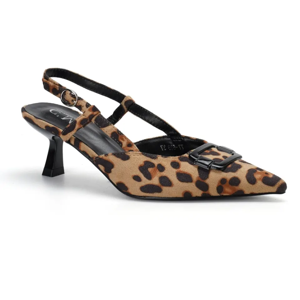Malvina stiletter 77-589 – leopard — produktfoto