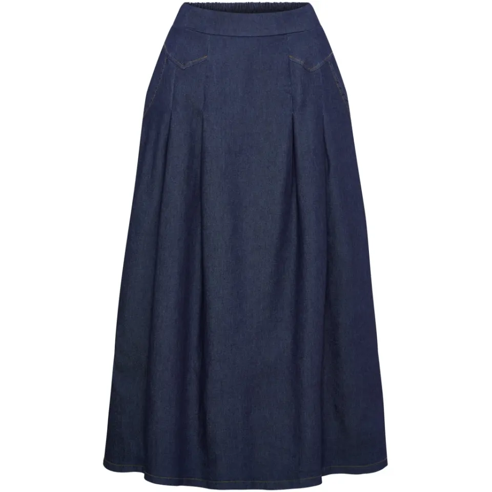 Marta du Château nederdel MdcEriana SW57123 – Dark denim — produktfoto