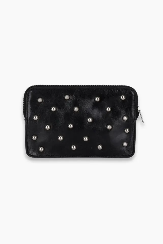 Silfen Studio Studded Pouch – sort — produktfoto