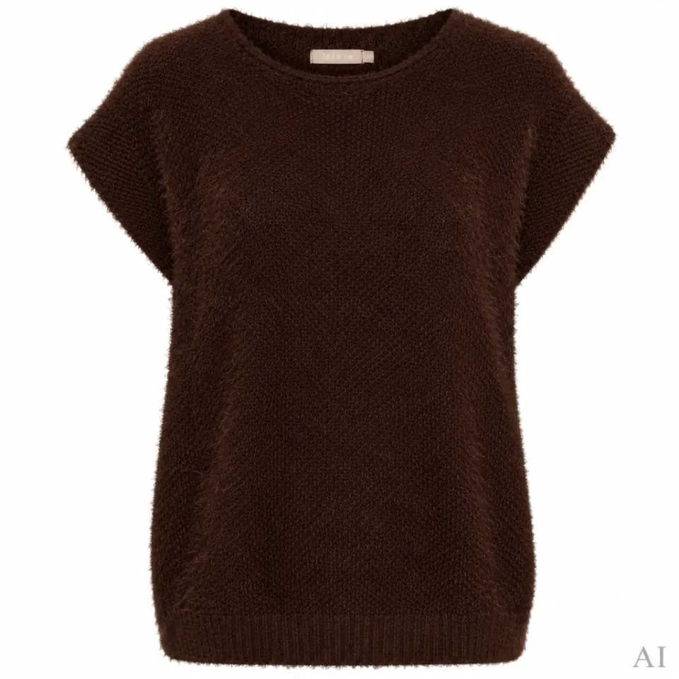 Marta du Château vest MdcLaya 8039 – Marone — produktfoto