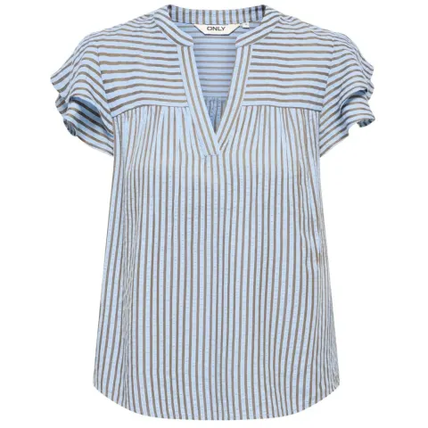 ONLY top Onlbari – Soft Chambray W. MOREL — produktfoto