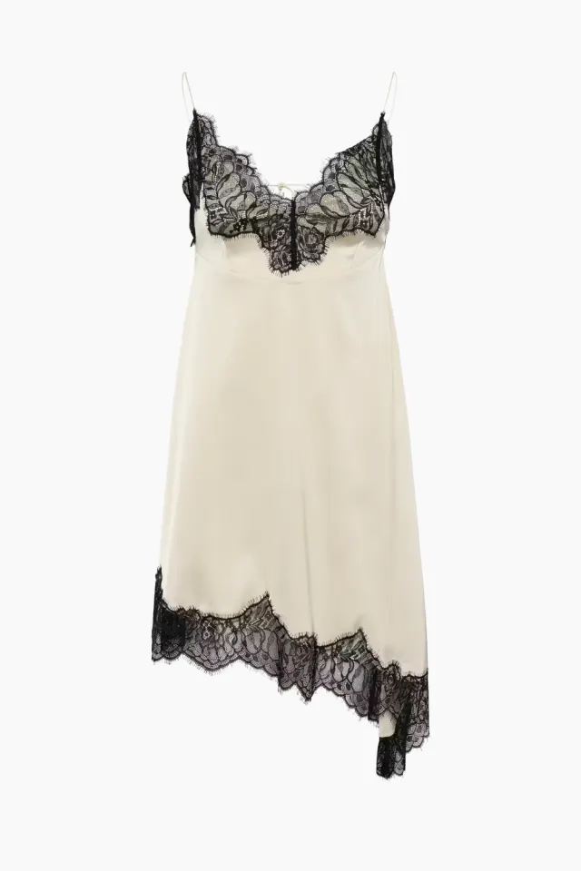 Gestuz GZlalou Dress – Birch/White — produktfoto