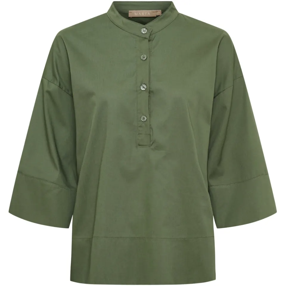 Marta du Château Bluse MdcGinger 8627 – Military — produktfoto