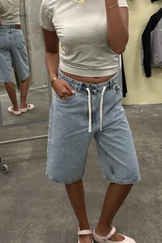 H2O Fagerholt Monday Shorts – Light Blue Denim — produktfoto