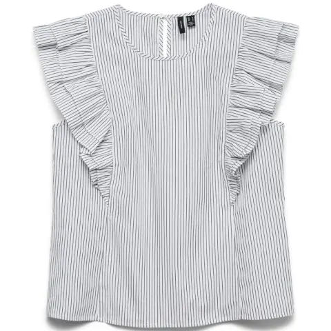Vero Moda TOP Vmaila – Snow White Black — produktfoto