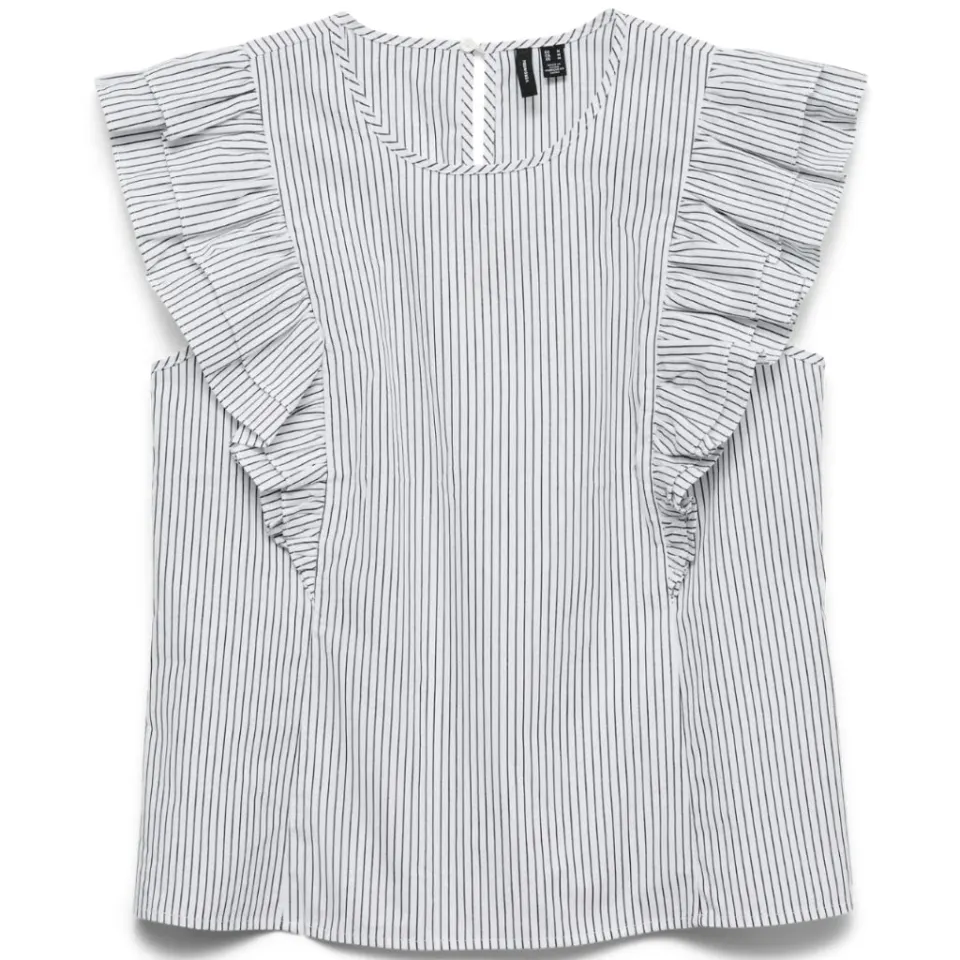 Vero Moda TOP Vmaila – Snow White Black — produktfoto