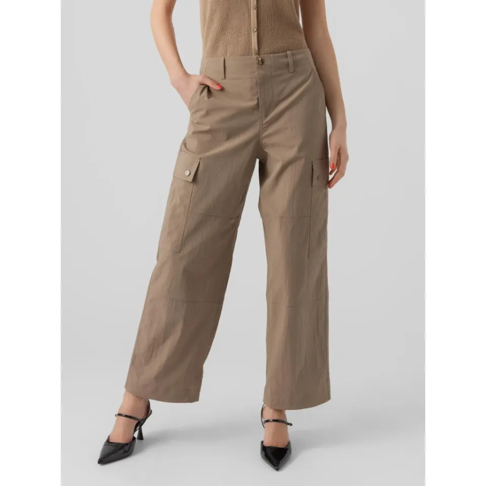 Vero Moda cargo bukser Vmriley – Desert Taupe — produktfoto