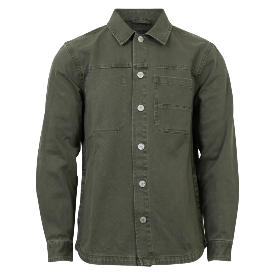 Marcus MAnigel col. ls overshirt – Tea Leaf — produktfoto