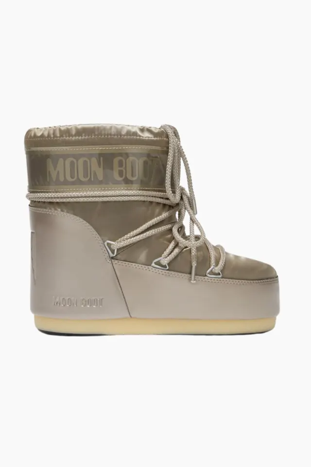 Moon Boot Icon Low Glance Boots – Platinum — produktfoto