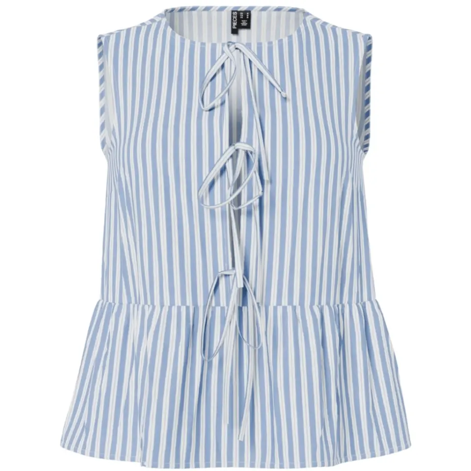 Pieces top Pcjolly – Hydrangea BRIGHT WHITE — produktfoto