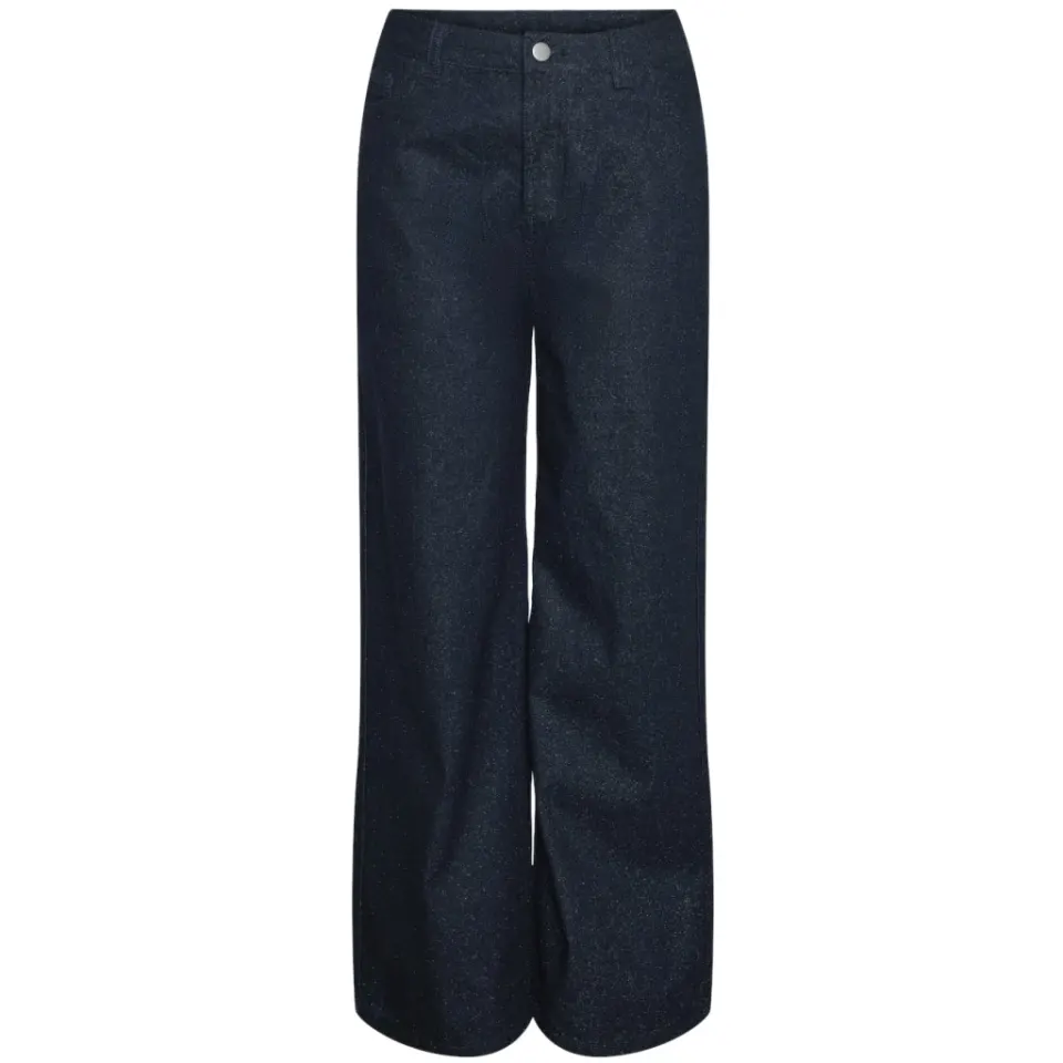 Pieces jeans Pcrevin – Dark Blue Denim — produktfoto