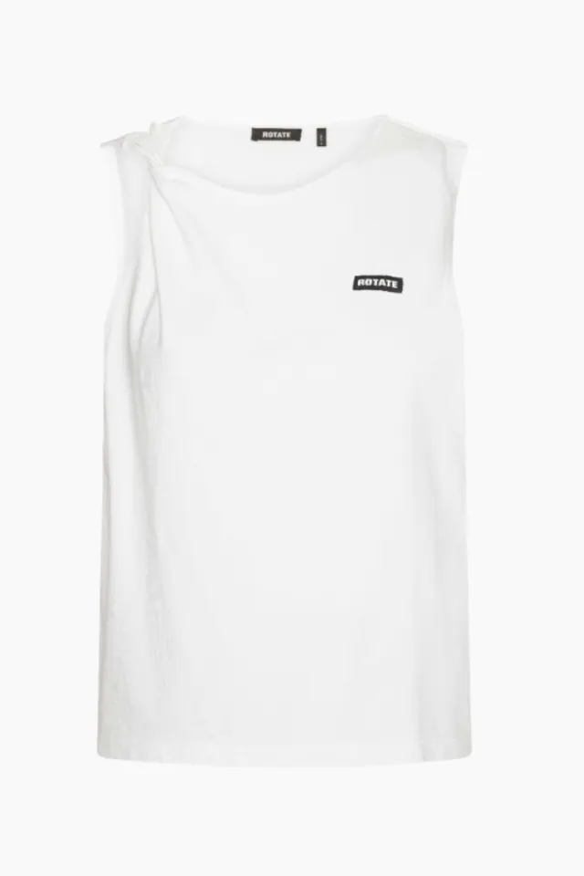 Rotate Jersey Tank Top – Bright White — produktfoto