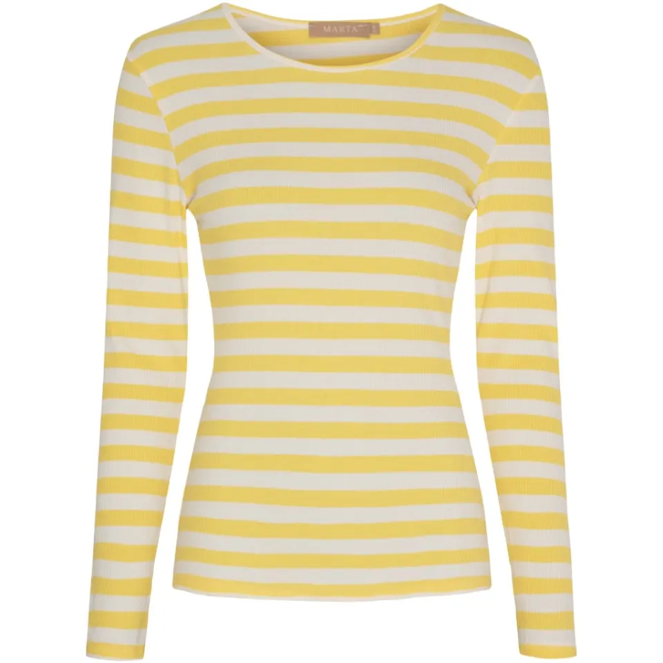 Marta du Château langærmet t-shirt MdcBegonia 7702 – Giallo — produktfoto