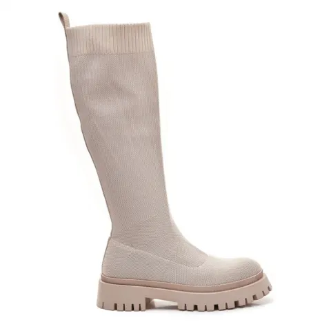 Lily støvle 8568A – beige — produktfoto